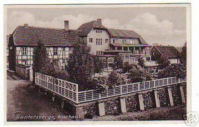 06342 Ak Güntersberge Sachsen Anhalt Kurhaus um 1940