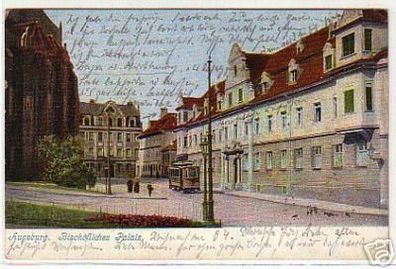 06506 Ak Augsburg Bischöfliches Palais 1904