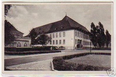 06568 Ak Nürnberg Gartenstadt Pestalozzi Schulhaus 1937