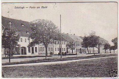 07447 Ak Dobrilugk Partie am Markt 1919