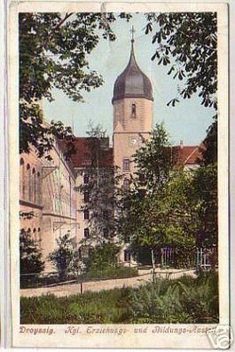 07530 Ak Droyssig bei Zeitz Bildungs-Anstalt 1906