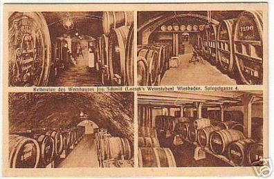 07839 Ak Wiesbaden Kellereien des Weinhauses um 1930