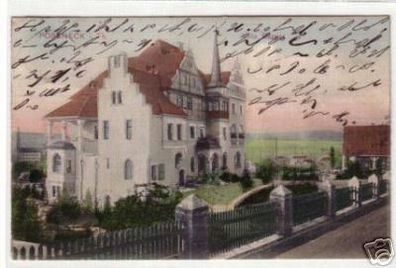 07976 Ak Pössneck in Thüringen Villa Berger 1907