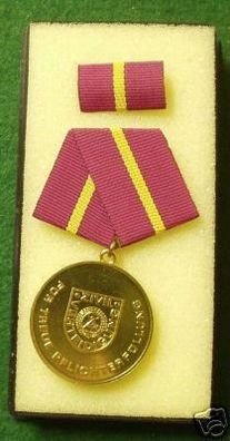 DDR Medaille Zivilverteidigung für treue Dienste Gold