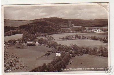 17383 Ak Blick auf Nennigmühle Papierfabrik um 1930
