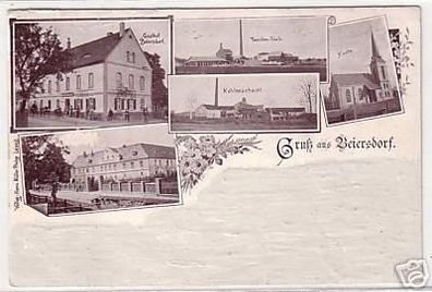 17542 Ak Lithographie Gruss aus Beiersdorf 1899