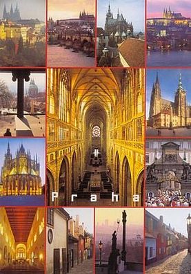 Prag 2004 - Prager Schloß 10th - 20th Jahrhundert - AK 734 Ansichtskarte Postkarte