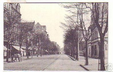 00081 Ak Lehe Straßenansicht mit Möbelhaus Waller 1910