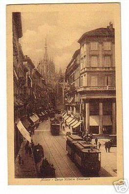 01069 Ak Milano Mailand Corso Vittorio Emanuele um 1930