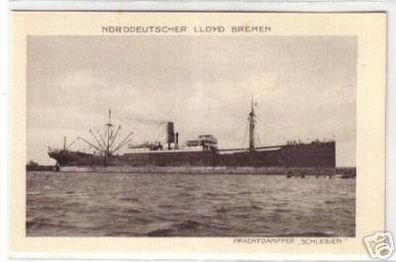 08078 Ak Frachtdampfer "Schlesien" um 1920