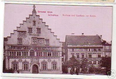 08779 Ak Gruß aus Lindau Gasthaus zur Sonne um 1900