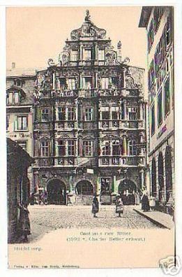 06593 Ak Heidelberg Gasthaus zum Ritter um 1900