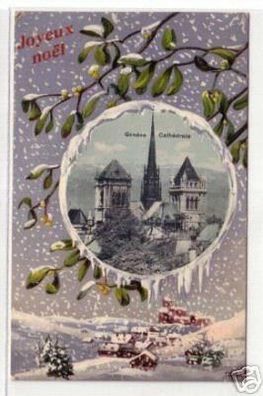 07616 Winter Ak Genf Schweiz Kathedrale um 1910