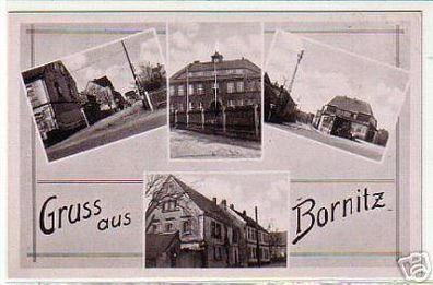 10307 Mehrbild Ak Gruß aus Bornitz um 1940
