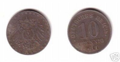 R! 10 Pfennig Deutsches Reich Jäger Nummer 298Z