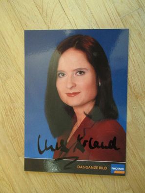 Phoenix Fernsehmoderatorin Ines Arland - handsigniertes Autogramm!!!