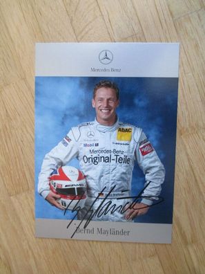 DTM Rennfahrer Bernd Mayländer - Autogramm!!!