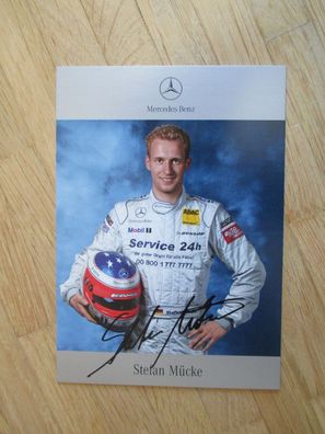 DTM Rennfahrer Stefan Mücke - Autogramm!!!