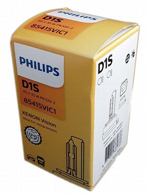 D1S Philips VISION Xenon Brenner Erstausrüsterqualität 1er 85415VIC1