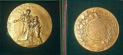 Bronze Medaille Paris 1904 im Originaletui