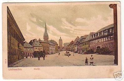 17326 Ak Lichtenfels Markt Hotel zur Krone um 1920