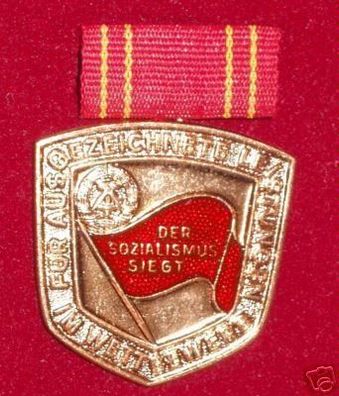 DDR Medaille für augez. Leistungen im Wettbewerb