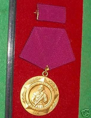 DDR Medaille für Verdienste im Brandschutz im Etui