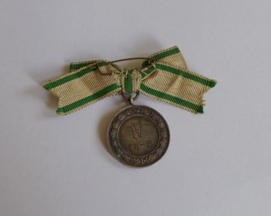 Medaille Fecht Verein Chemnitz Bernsdorf , Für Treue Mitgliedschaft am Band, Sachsen