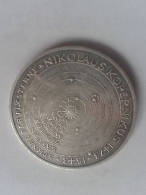 5 Mark 1973 J Deutschland Silber Kopernikus st stempelglanz