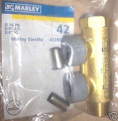 Marley 402857 StecMa 2-fach Verteiler 3/4" - Neu !
