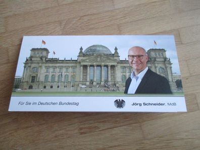 MdB AfD Politiker Jörg Schneider - handsigniertes Autogramm!!!