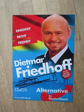 MdB AfD Politiker Dietmar Friedhoff - handsigniertes Autogramm!!!