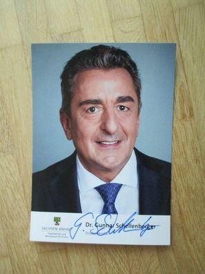 Sachsen-Anhalt Staatssekretär Dr. Gunnar Schellenberger - handsigniertes Autogramm!!!