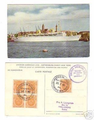 00857 Ak Schweden Göteborg MS Kungsholm 1956