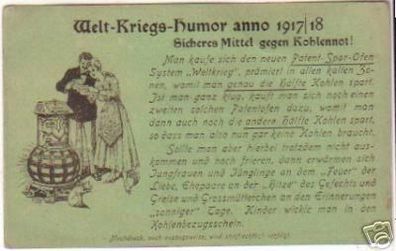 16012 Ak Welt-Kriegs-Humor anno 1917/18