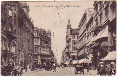 18282 Ak Berlin Friedrich- Ecke Behrenstrasse 1921
