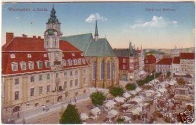18226 Ak Weissenfels a.S. Markt und Rathaus 1940