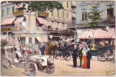 18372 Ak Berlin Unter den Linden Café Bauer um 1910