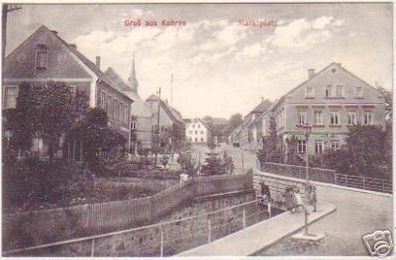 18448 Ak Gruß aus Kohren Marktplatz um 1910