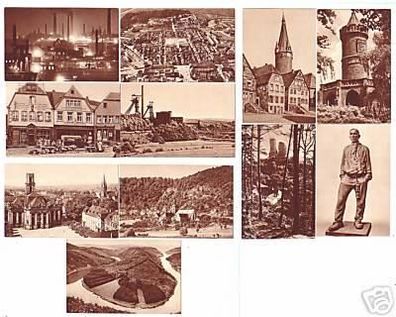 11842/11 Ansichtskarten Motive aus dem Saarland um 1930