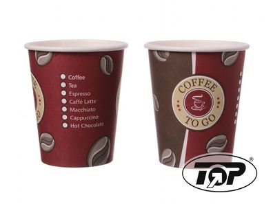 Coffee to go Becher "Topline" - 0,2 l - 1000 Stück