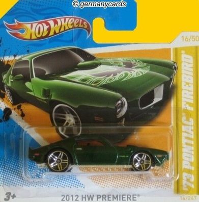 Spielzeugauto Hot Wheels 2012* Pontiac Firebird 1973