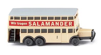 Wiking 097303 Berliner Doppeldeckerbus D 38 "Salamander" 1:160 (N)