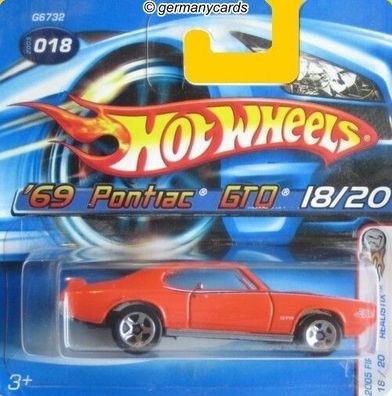 Spielzeugauto Hot Wheels 2005* Pontiac GTO 1969