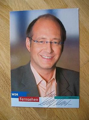 WDR Fernsehmoderator Ralf Raspe - hands. Autogramm!