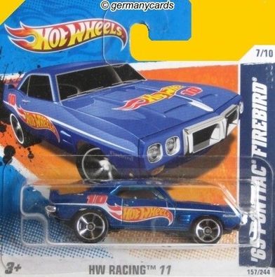 Spielzeugauto Hot Wheels 2011* Pontiac Firebird 1969