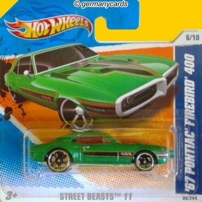 Spielzeugauto Hot Wheels 2011* Pontiac Firebird 400 1967