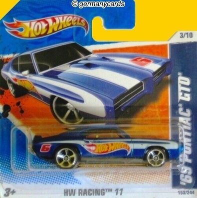 Spielzeugauto Hot Wheels 2011* Pontiac GTO 1969