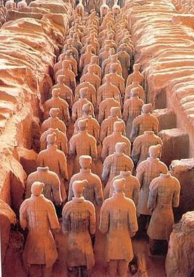 China 1994 - Xi´an - Terracotta Army, AK 379 Ansichtskarte Postkarte