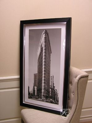 Schwarz weiß Foto Fotografie Gebäude USA Nwe York Klassische aufnahme Flatiron Buildi